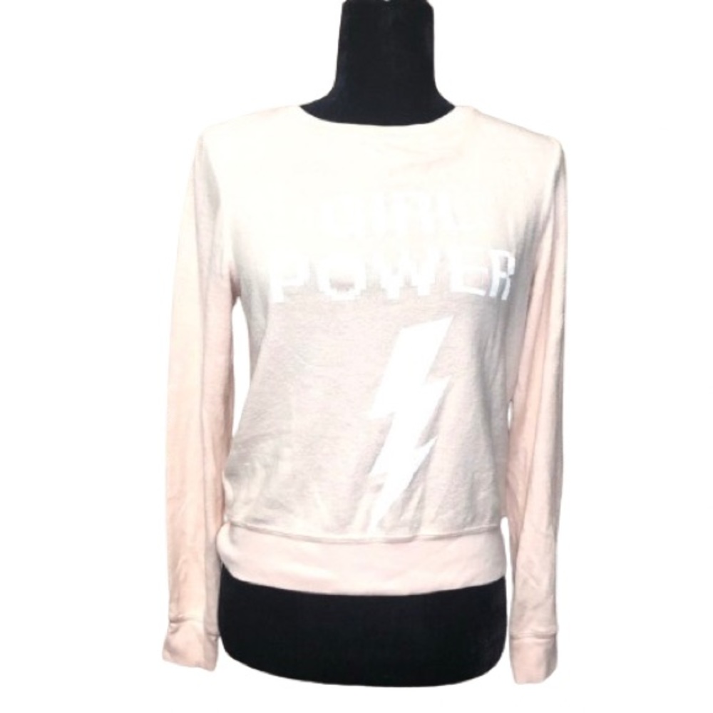 wildfox baggy beach jumper girl power